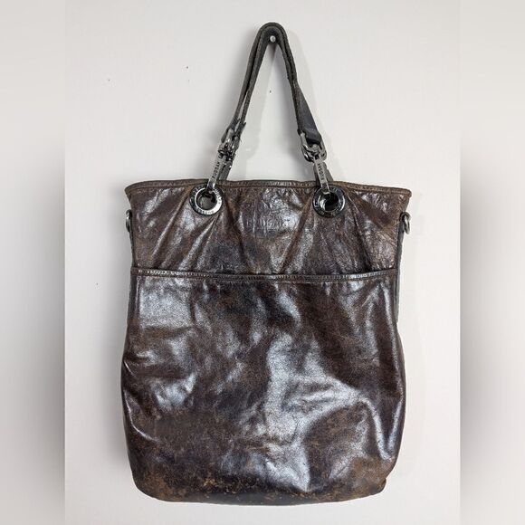 Vintage Rudsak brown leather messenger Bag - Picture 1 of 8
